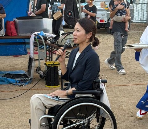 被災地にエール
